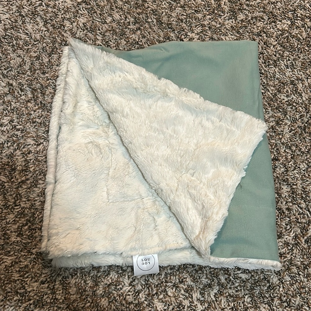 Lou Lou and company 26x26 inch baby blanket